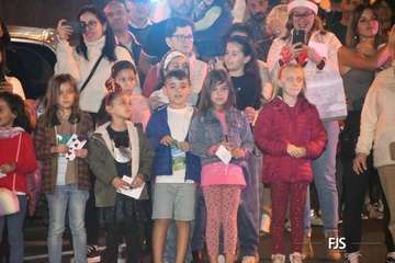 Papá Noel irrumpe en Lomo Magullo en un 4x4/FJS Fotografía.